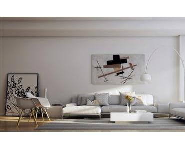 Nemerkenswert Großes Bild Wohnzimmer
 Ideen