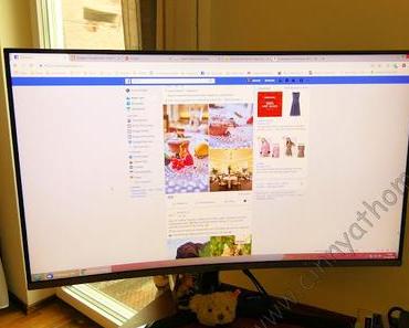 Der neue Monitor und warum ich ihn an Schatzi abgeben musste #Samsung #Curved #Technik