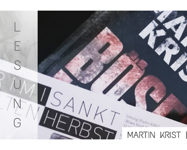 Lesung | Martin Krist 12.10.2018