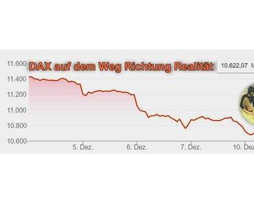 DAX geht trotz Negativzins und Schrott-Ankäufen abwärts