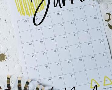 Freebie Kalender 2019 – Jänner
