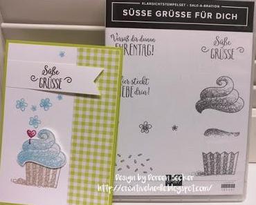 Geburtstagskarte "Süsse Grüße für Dich"