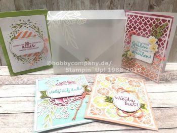 Klappbox basteln aus einer Grußkarte