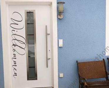 Unsere Tür heißt unsere Gäste nun Willkommen #Grandora #Wandtattoo #FrBT18