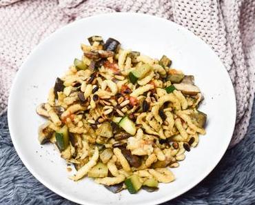 [Rezept] Käsespätzle mit Gemüse