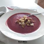 Schnelle Rote Beete Suppe aus dem Thermomix mit Croutons