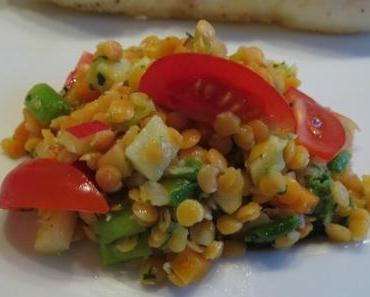 Rote Linsen-Salat