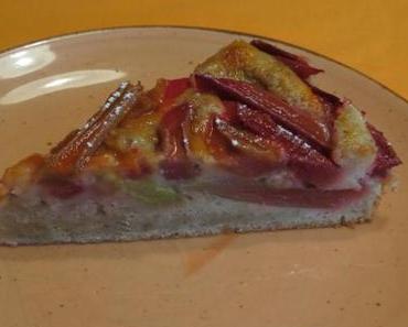 Rhabarber-Bananen-Kuchen