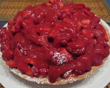 Erdbeer-Tarte mit Vanillecreme