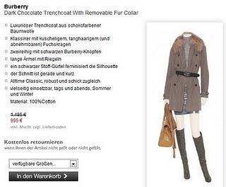 Shopping auf denglisch..