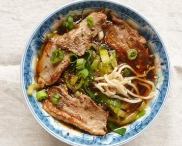 Kamo nanban soba (南蛮そば鴨) – Soba nach Art der Barbaren im Süden