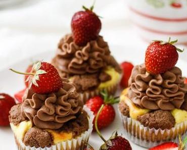 KLEINER SCHOKO-KLASSIKER NEU INTERPRETIERT! Russische Zupfkuchen Cupcakes mit Cremehäubchen & unser schöner Besuch bei BERGERS FEINHEIT