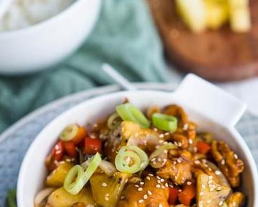 Hähnchen süß-sauer mit Kiwi [enthält Werbung]