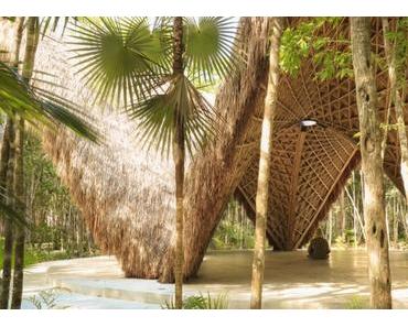 Bambusdesign – Tempel aus Bambus soll Bewusstsein für Nachhaltigkeit fördern
