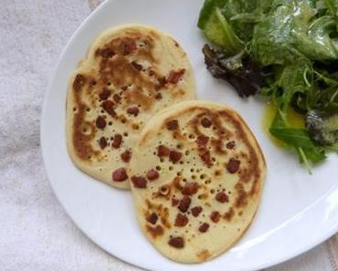 Speckeierkuchen mit Blattsalat