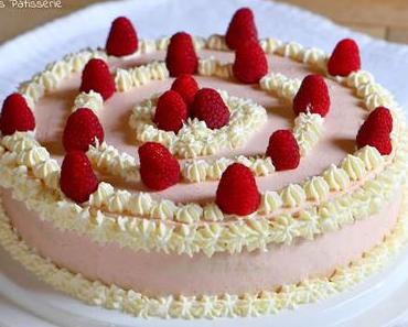 Himbeer-Mascarpone-Torte [Eine Torte ohne Gelatine]