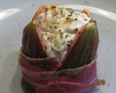 Ziegenkäse-Feigen mit Honig