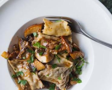 Agnolotti mit Beef Wellington Füllung