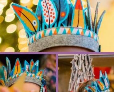 Indianerkostüm nähen und Kostüm Polonäse Linkparty