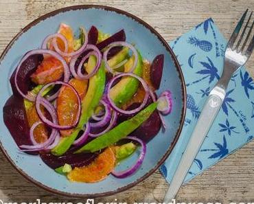 Super Bowl LIV: San Francisco 49ers – Rote-Bete-Salat mit Avocado und Blutorangen