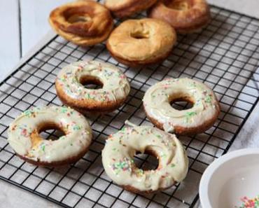 Weisser Schokoladen – Donut aus dem Ofen