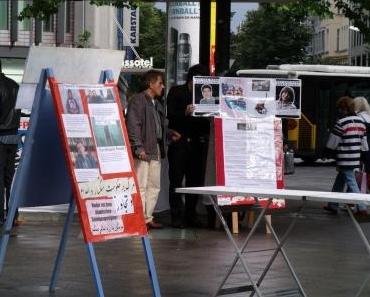 20.06.11 – Berlin: Protest-Aktion für Befreiung politischer Gefangener in Iran