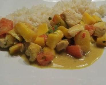 Hähnchen-Mango-Tomaten-Curry