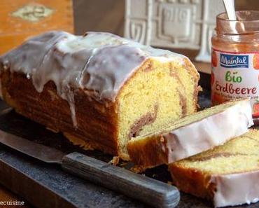 Erdbeer-Swirl-Kuchen