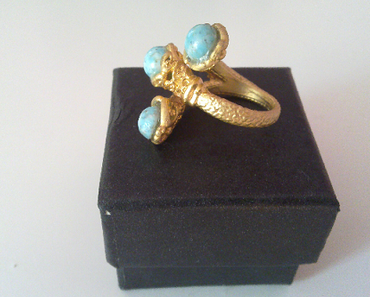 Arrived: Turquoise Arty Ring.