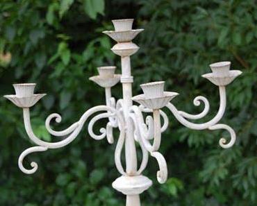 Candle Holder in the garden / Kerzenhalter im Garten