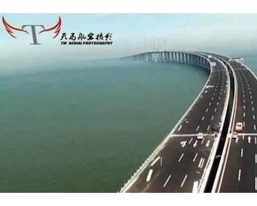 China eröffnet 42 km lange Brücke, Weltrekord