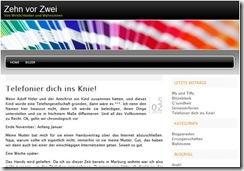 Telefonier dich ins Knie!