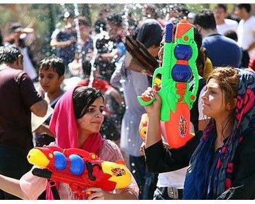 Auch Wasserspiel ist verboten im Iran!