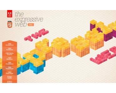 Eindrucksvolles HTML5 Showcase von Adobe: The Expressive Web