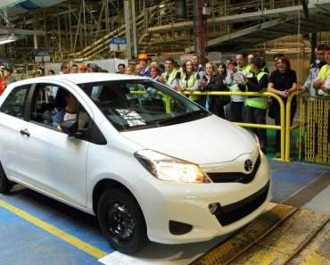 Produktionspremiere im Toyota-Werk Frankreich