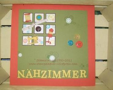Du nähst, hast ein eigenes Zimmer dafür, aber kein Türschild ?