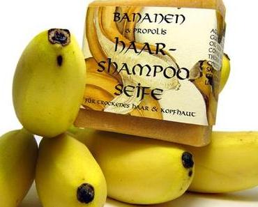 Bananen Shampooseife mit Propolis – Handgemachte Seife für die Haarwäsche