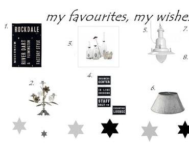 Favourites/ Wishes / Favouriten/Wünsche