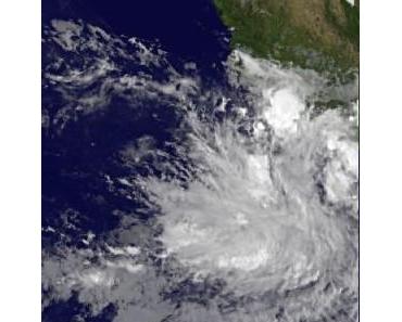 Pazifik aktuell: Tiefdruckgebiet nahe Acapulco könnte zum Tropischen Sturm HILARY werden