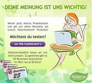 Werde Alterra Produkttester