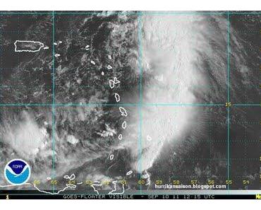 Tropischer Sturm MARIA könnte sich auflösen, bevor er in die Nähe der Dominikanischen Republik gelangt