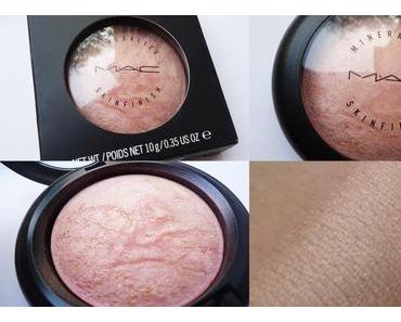Swatch: MAC Angel Flame LE - Mineralize Skinfinish "Porcelain Pink"