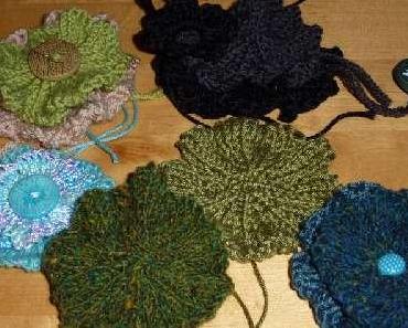 Strickblumen - Teil 1