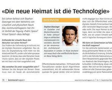 Kommunal Magazin Interview 10/2011