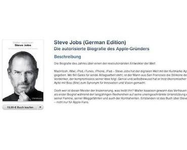 Steve Jobs Biografie jetzt auch in Deutsch erhältlich