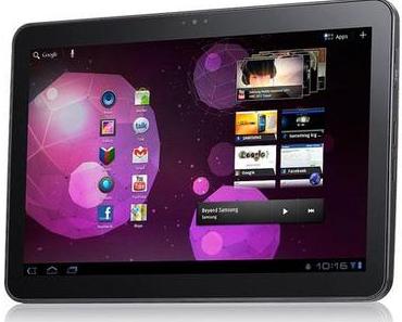Samsung Galaxy Tab 10.1: Android Update gestartet und wieder eingestellt.