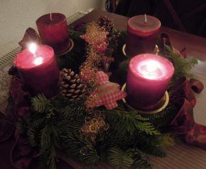 Advent, Advent – ein zweites Lichtlein brennt ;-)