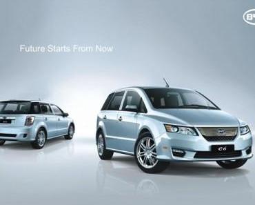 Elektroauto BYD e6 Verkauf in China gestartet