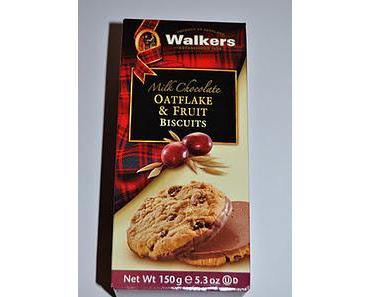 Walkers Oatflake & Fruit Biscuits und Chocolate Chunk & Hazelnuts Biscuits