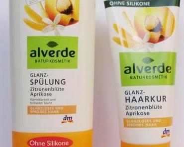 Review | alverde Glanzhaarkur und Spülung Zitronenblüte Aprikose